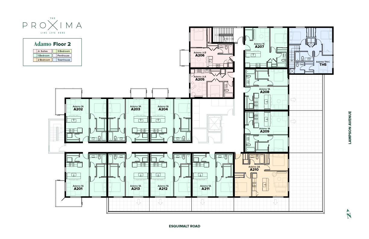 The Proxima Esquimalt Floorplan