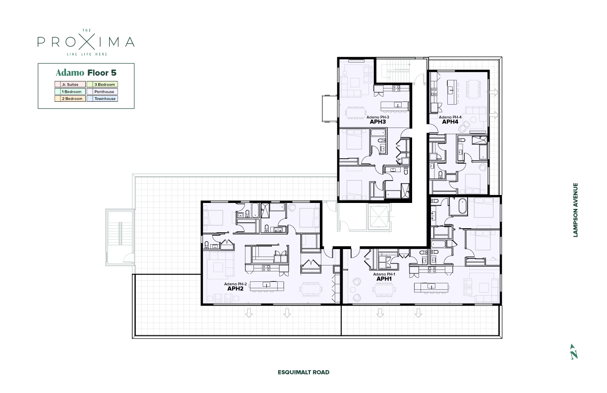 The Proxima Esquimalt Floorplan 