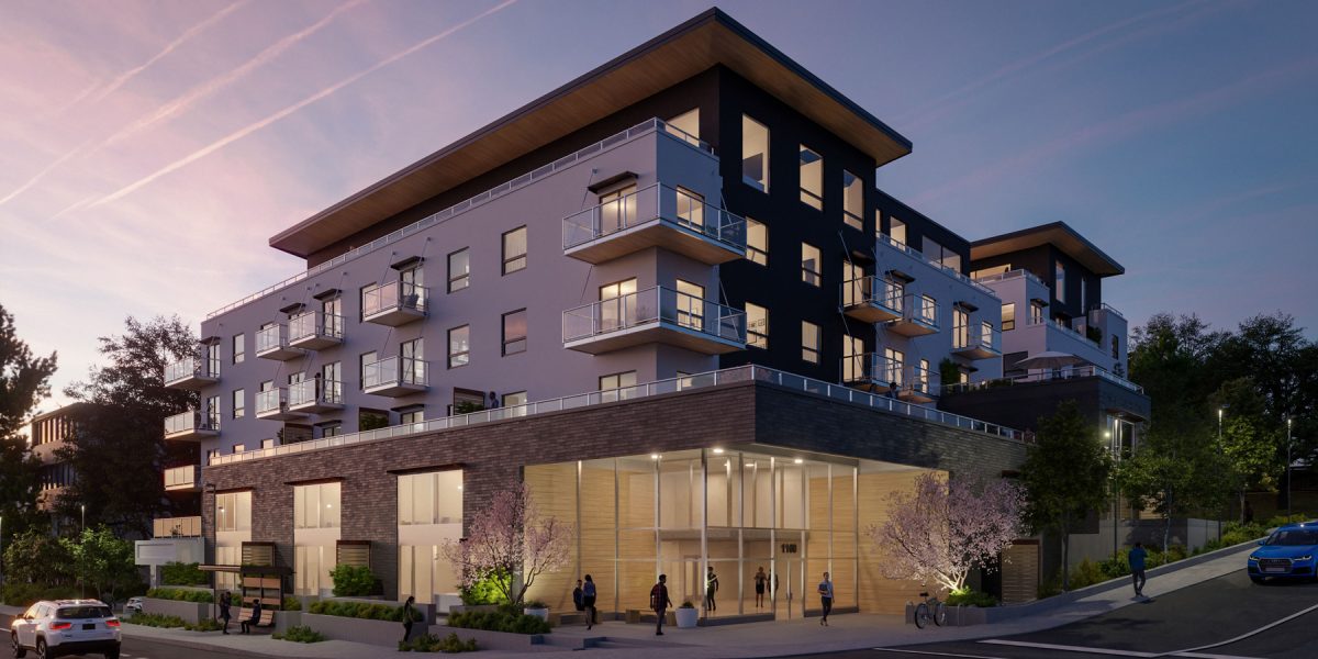 The Proxima in Esquimalt BC is just a 6 minute bike ride from downtown Victoria and offers residences from junior suites to townhouses