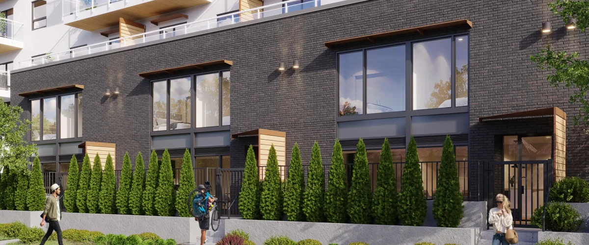 Townhouses Exterior View